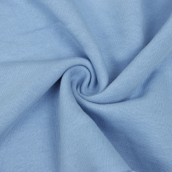 Ткань Футер 3-х нитка, Петля, цвет Светло-Голубой (на отрез)  в Элисте