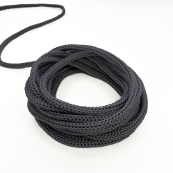 Шнур для одежды d-4.5мм, цвет Серый (на отрез)  в Элисте