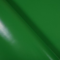 Ткань ПВХ 450 гр/м2, Зелёный (Ширина 160см), на отрез  в Элисте