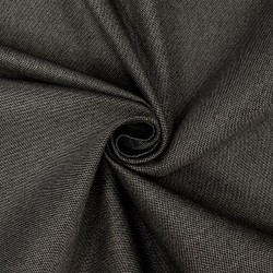 Ткань Рогожка (мебельная), цвет Тёмно-Серый (на отрез)  в Элисте