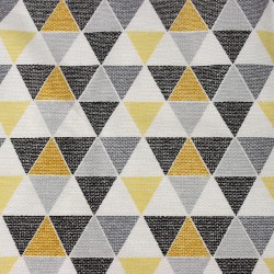 Интерьерная ткань Дак (DUCK), принт &quot;Малые Треугольники&quot; (на отрез)  в Элисте