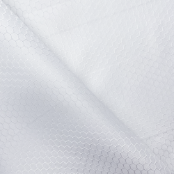 Ткань Оксфорд 300D PU Рип-Стоп СОТЫ, цвет Белый (на отрез)  в Элисте