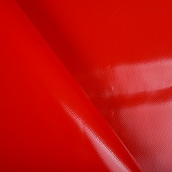 Ткань ПВХ 450 гр/м2, Красный (на отрез)  в Элисте