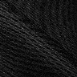 Прорезиненная ткань Оксфорд 600D ПВХ, Черный  в Элисте, 340 г/м2, 359 руб