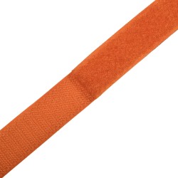 Контактная лента 25мм цвет Оранжевый (велькро-липучка, на отрез)  в Элисте