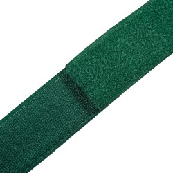 Контактная лента 40мм (38мм) цвет Зелёный (велькро-липучка, на отрез)  в Элисте