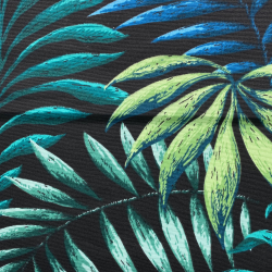 Интерьерная ткань Дак (DUCK), принт &quot;Тропические листья&quot; (на отрез)  в Элисте