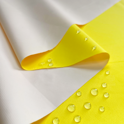 Водонепроницаемая Дышащая Мембранная ткань PU 10'000, цвет Жёлтый (на отрез)  в Элисте
