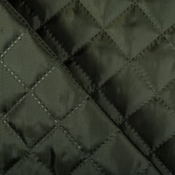 Стеганая подкладочная ткань с синтепоном (100гр/м2), цвет Хаки (на отрез)  в Элисте