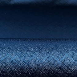 Ткань Блэкаут для штор светозатемняющая 100% &quot;Орнамент Синий&quot; (на отрез)  в Элисте